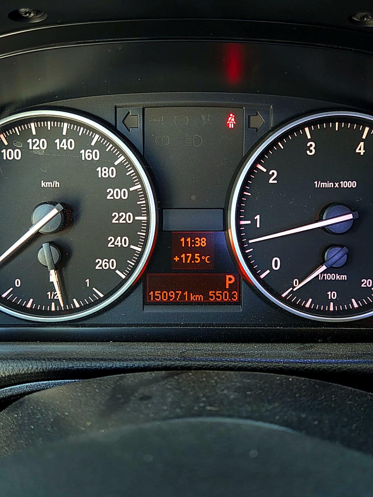 BMW 3시리즈 E90 계기판 주행거리