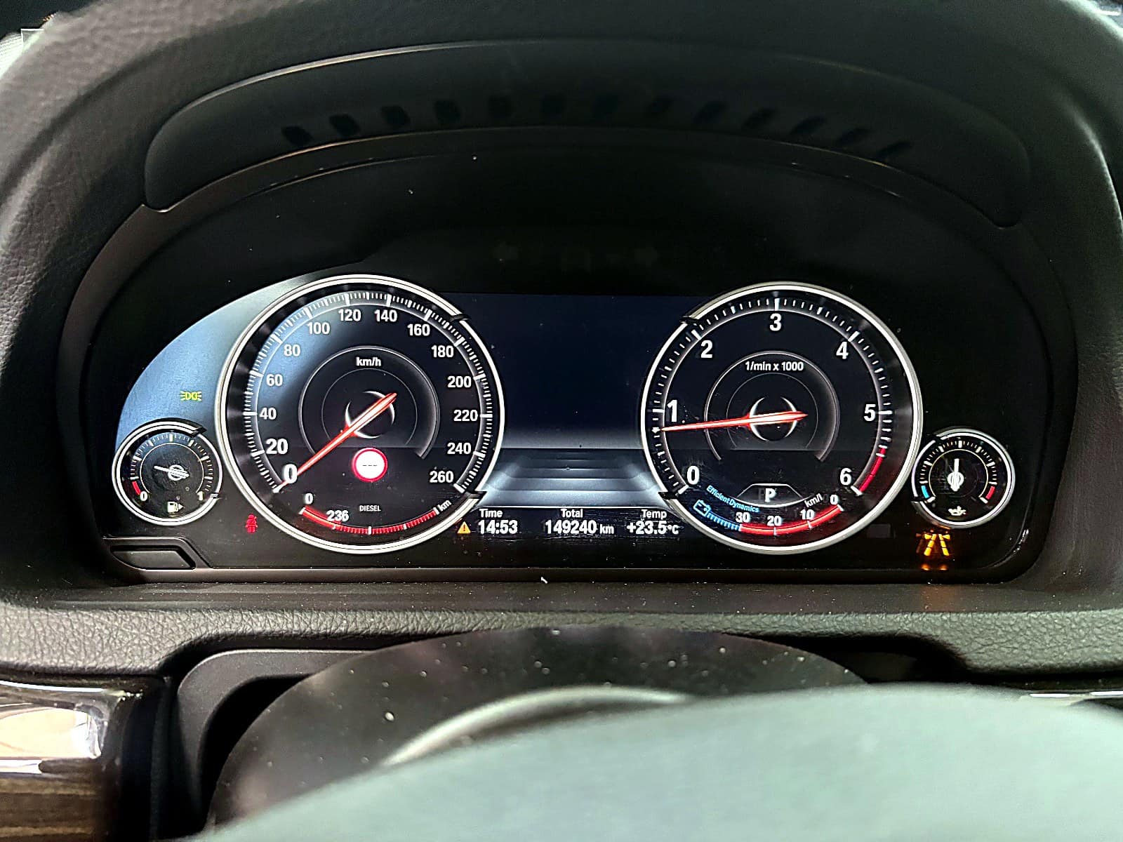 BMW 5시리즈 GT 계기판 누적 주행거리 149,240km