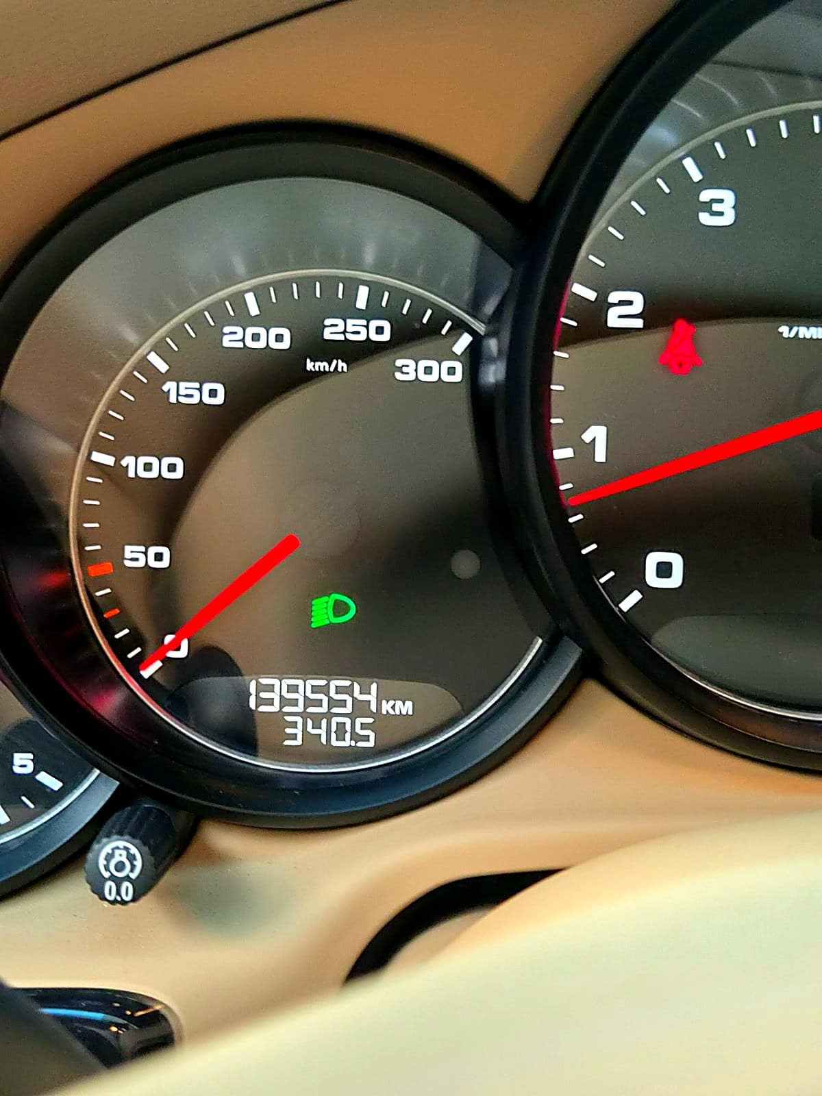포르쉐 파나메라 계기판 누적 139,554km