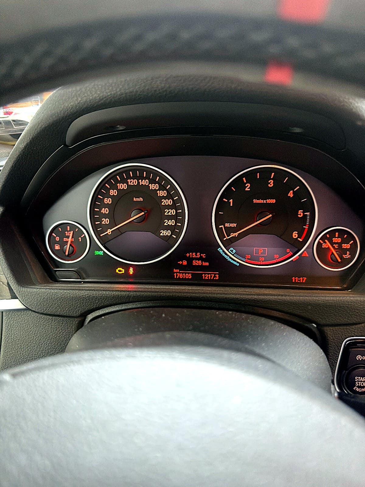 BMW 3시리즈 계기판