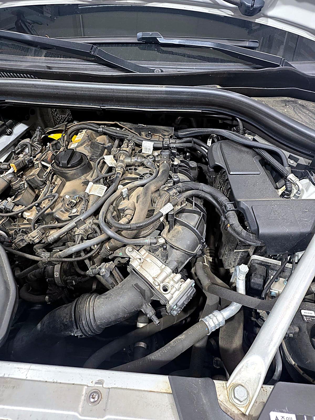 BMW X4 G02 엔진룸