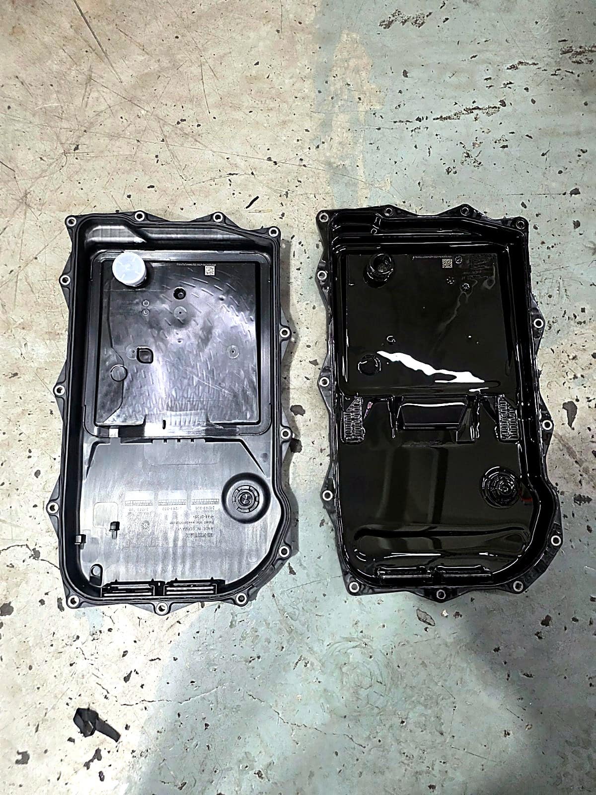 BMW X5 새 미션 팬과 기존 미션 팬